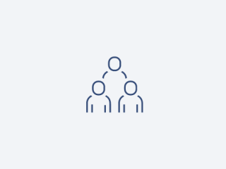 Pictogramme d'un groupe de 3 personnes