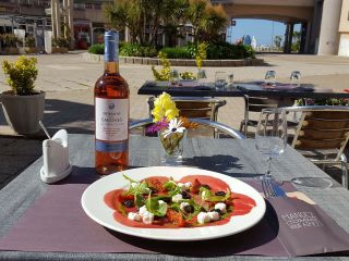 carcpaccio dans un restaurant de centre thalasso