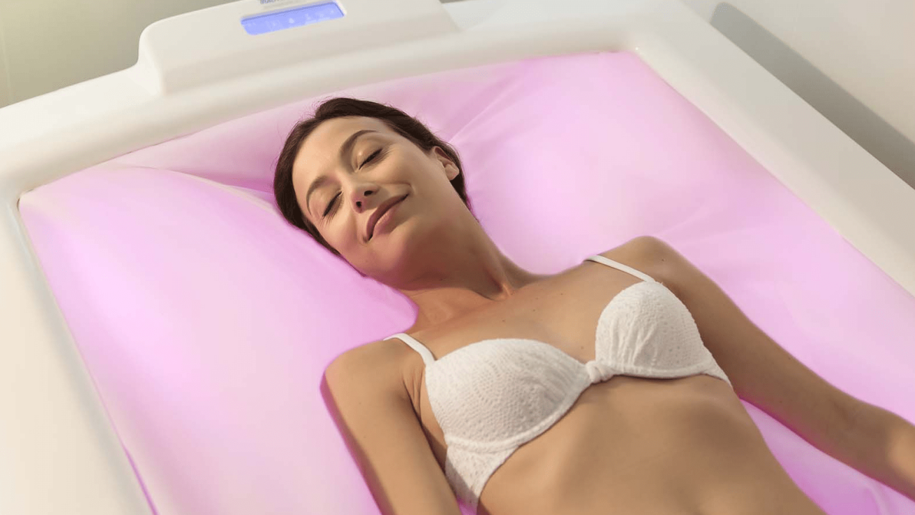 Femme durant un soin hydrorelax thalasso