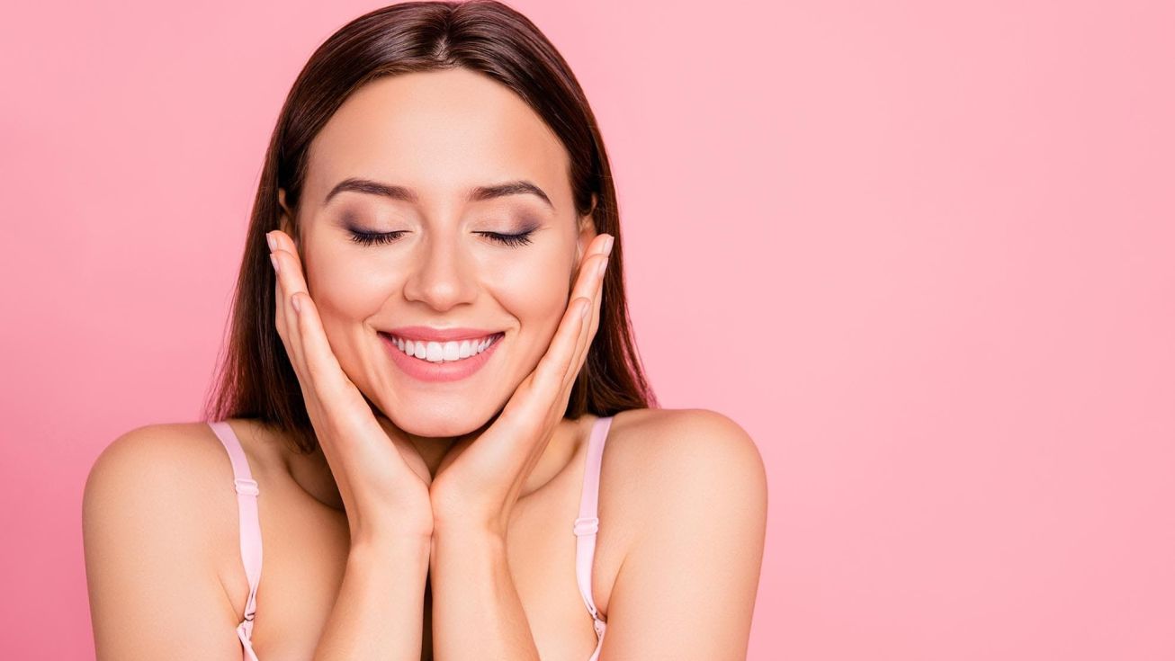 femme après un soin visage ciblé